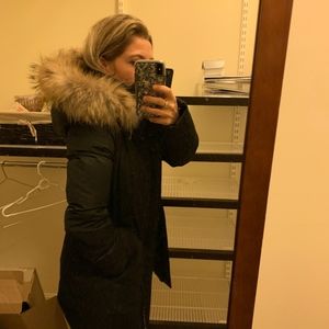 New With Tags Soia & Kyo Fur Trimmed Hooded Coat